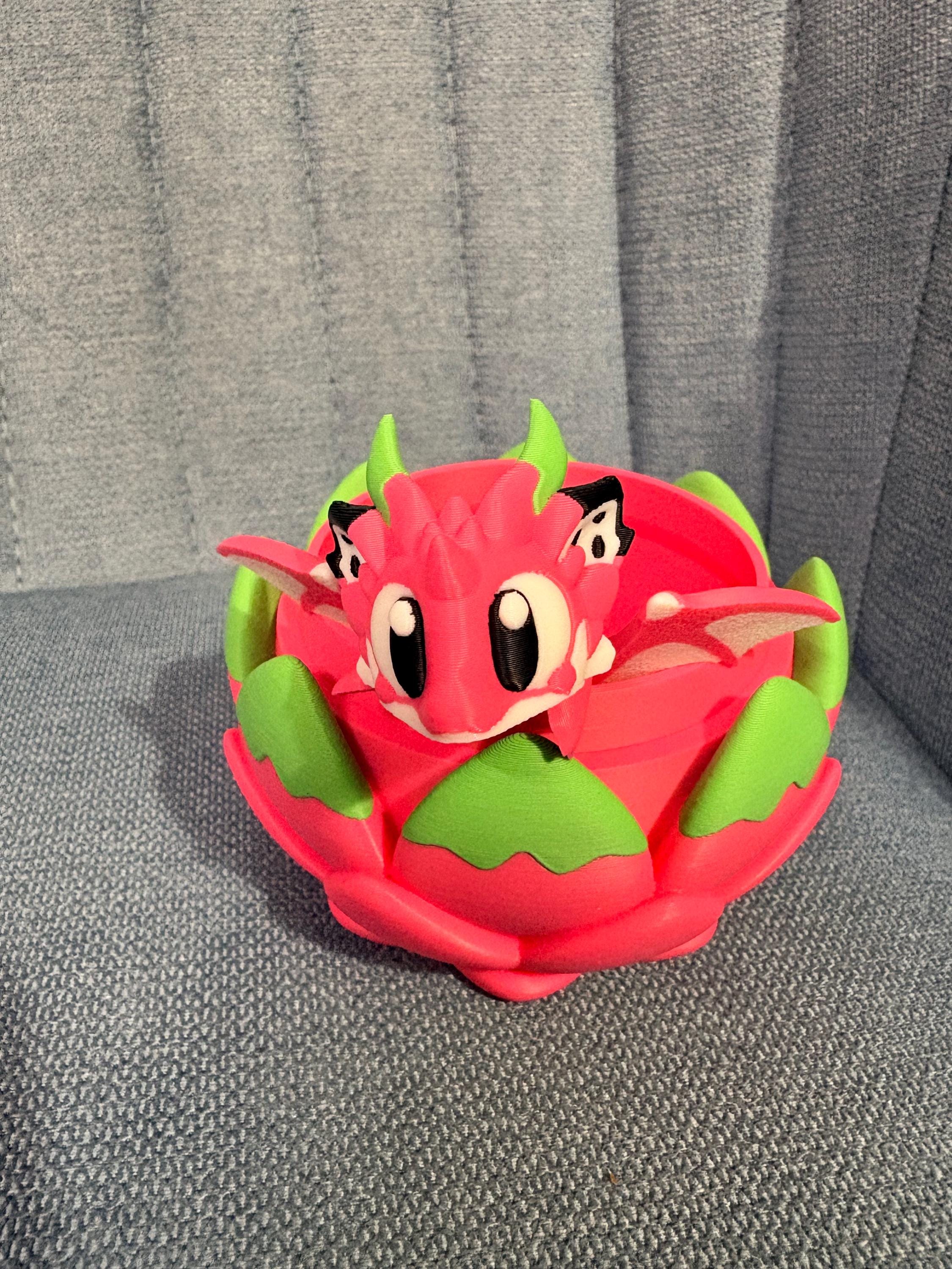 Dragon Fruit Dragon – 3D Printed Collectible