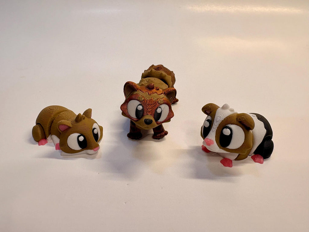 3D Printed Hamster Cage Diorama, Cute Hamster Mini Scene, Desk Decor, Animal Lover Gift, Mini Pet Habitat, Kawaii Room Decor