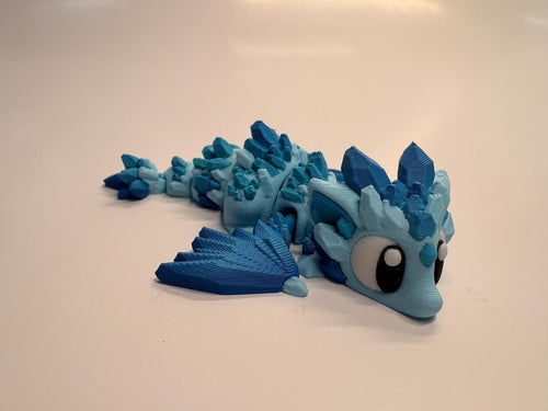 Blue Crystal Dragon & Egg