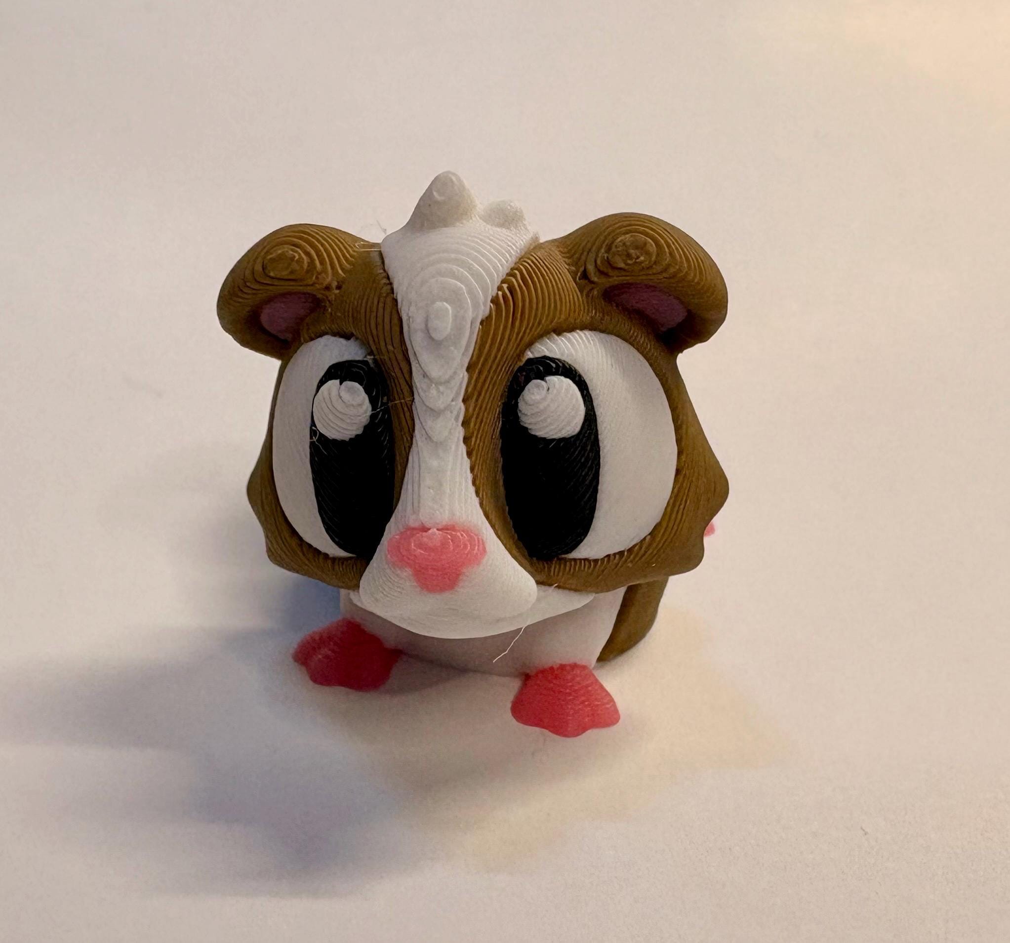 3D Printed Hamster Cage Diorama, Cute Hamster Mini Scene, Desk Decor, Animal Lover Gift, Mini Pet Habitat, Kawaii Room Decor