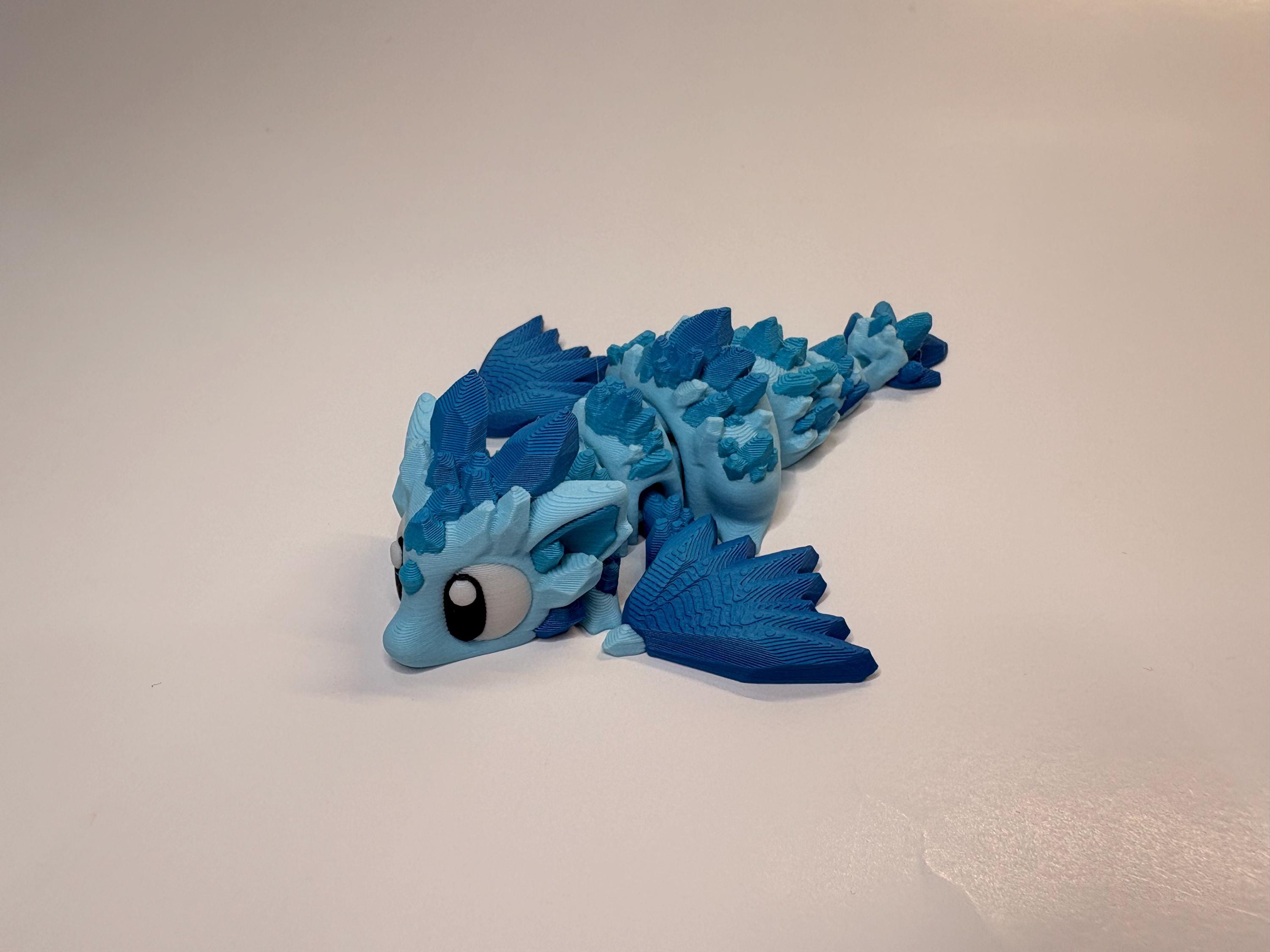 Blue Crystal Dragon & Egg