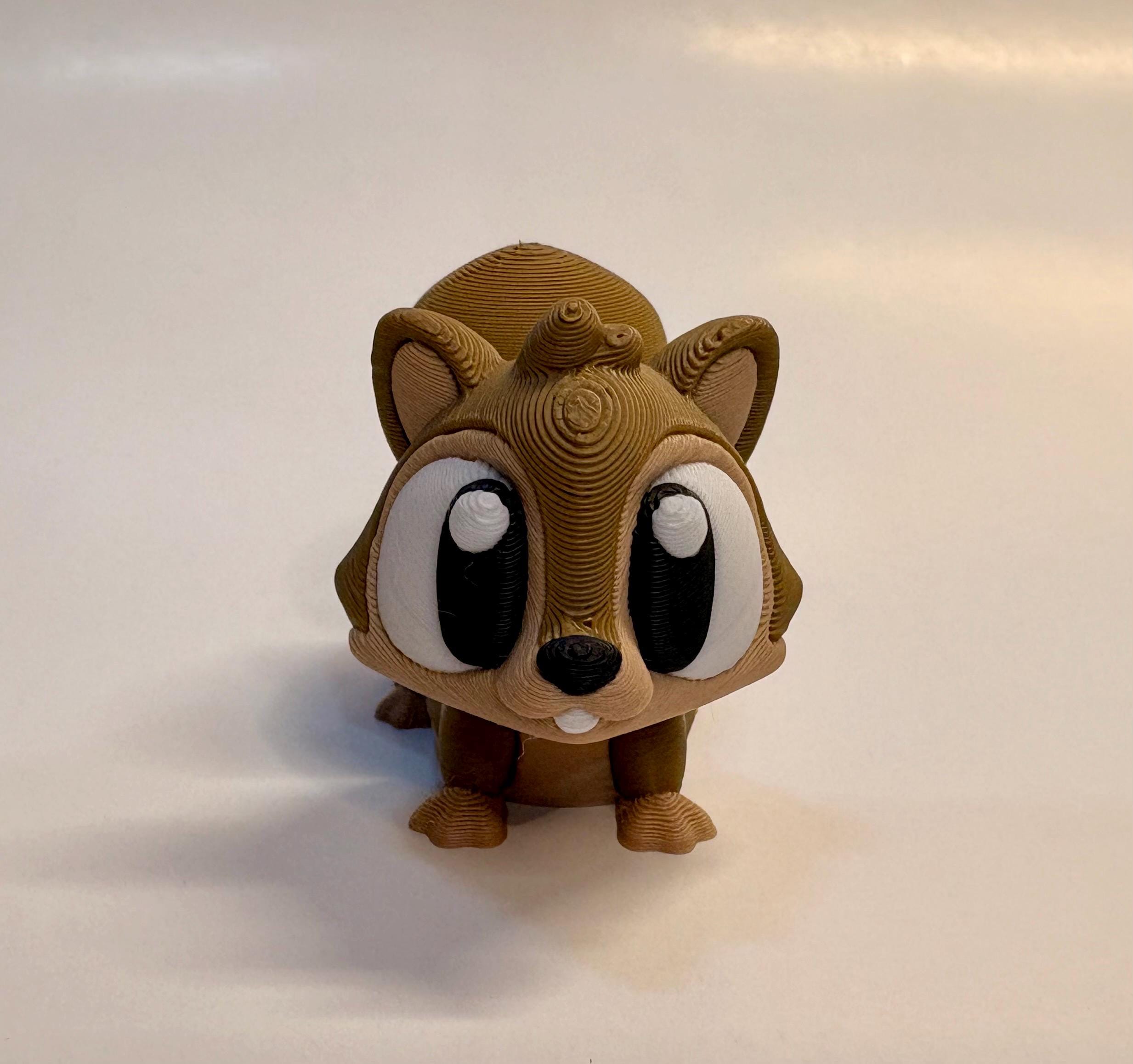 Squirrel House Woodland Scene | Cute Forest Decor | 3D Printed Animal Display | Fairy Garden Cottage | Desk & Shelf Decor