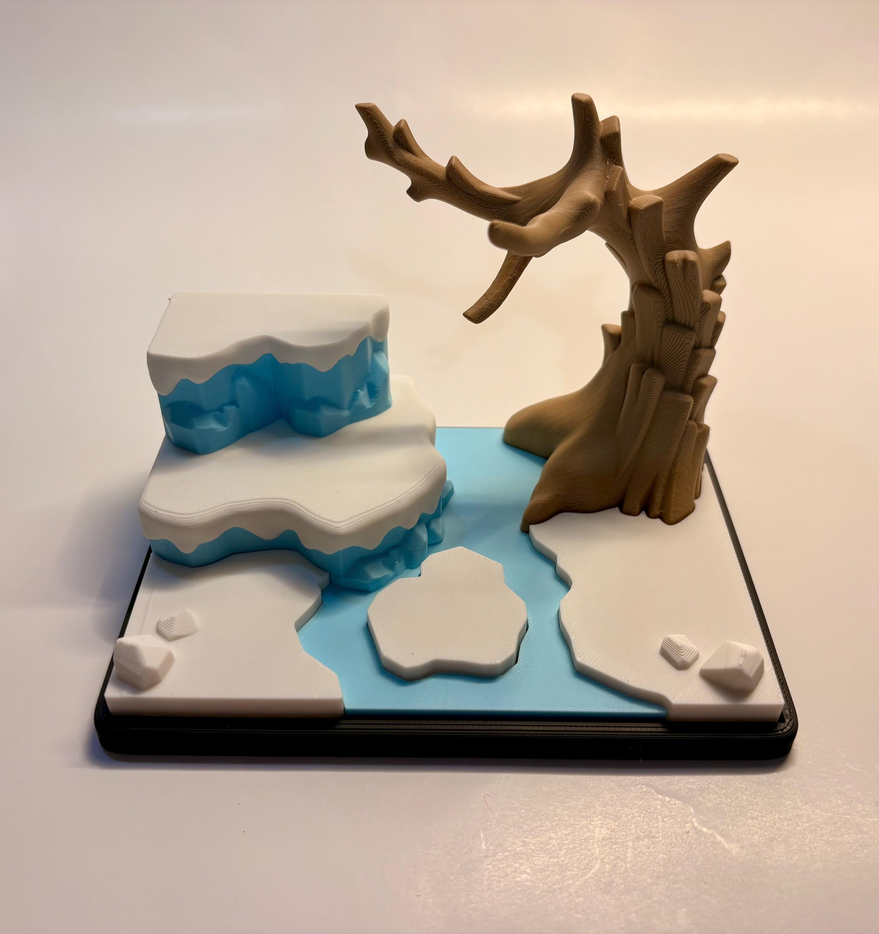 3D Printed Mini Playset Diorama – Desk Pet Accessories for Articulated Pets, Dragons, Dinos & Collectibles