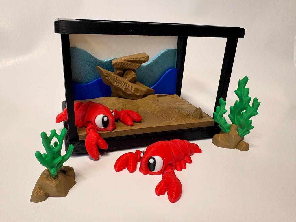 3D Printed Mini Playset Diorama – Desk Pet Accessories for Articulated Pets, Dragons, Dinos & Collectibles