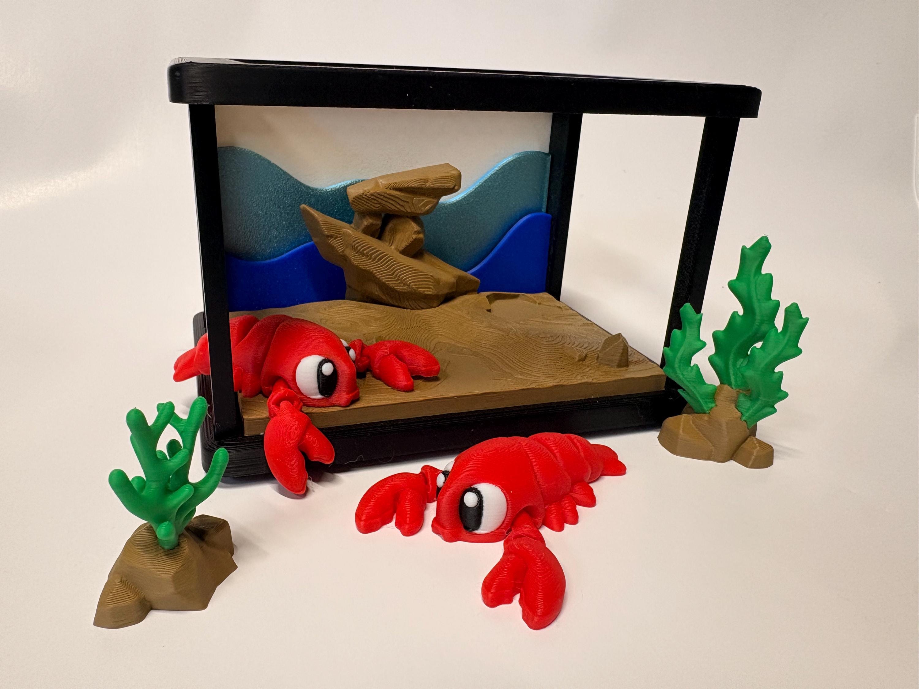 3D Printed Mini Playset Diorama – Desk Pet Accessories for Articulated Pets, Dragons, Dinos & Collectibles