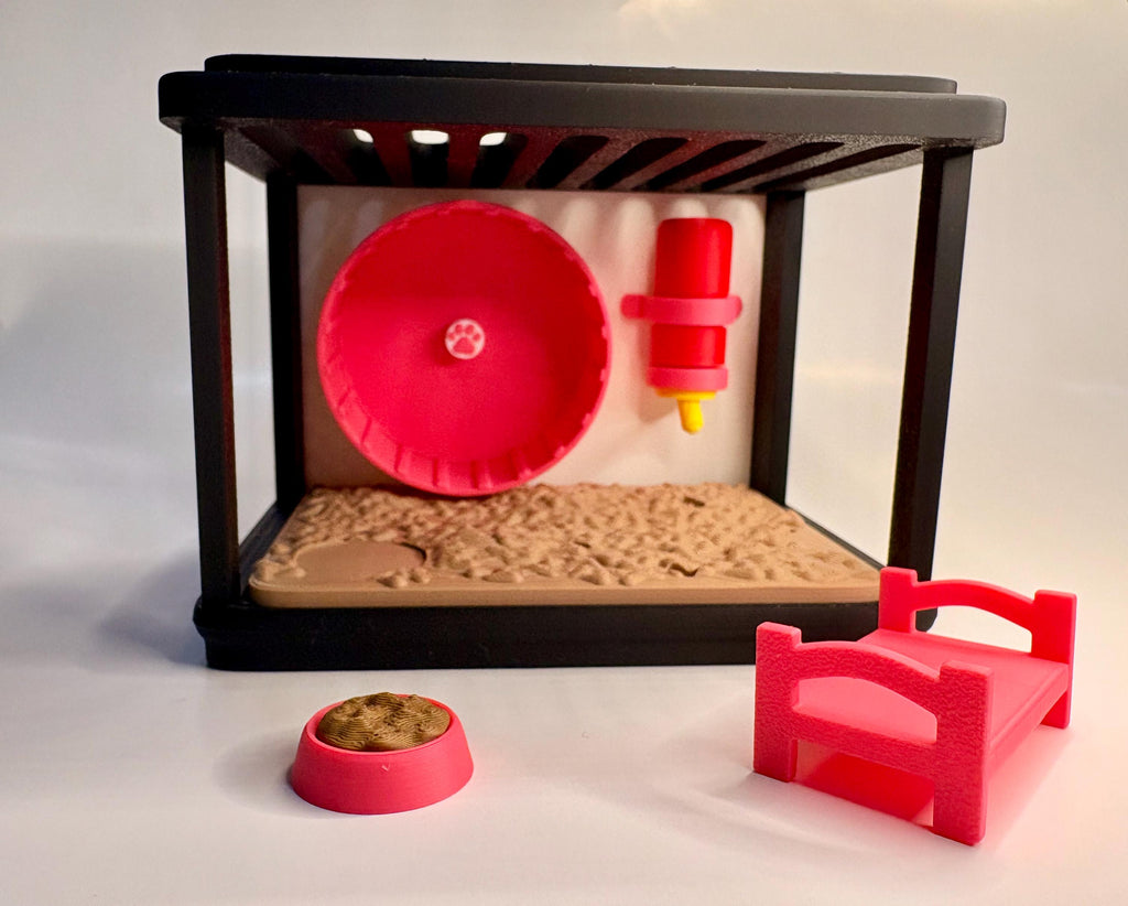 3D Printed Mini Playset Diorama – Desk Pet Accessories for Articulated Pets, Dragons, Dinos & Collectibles