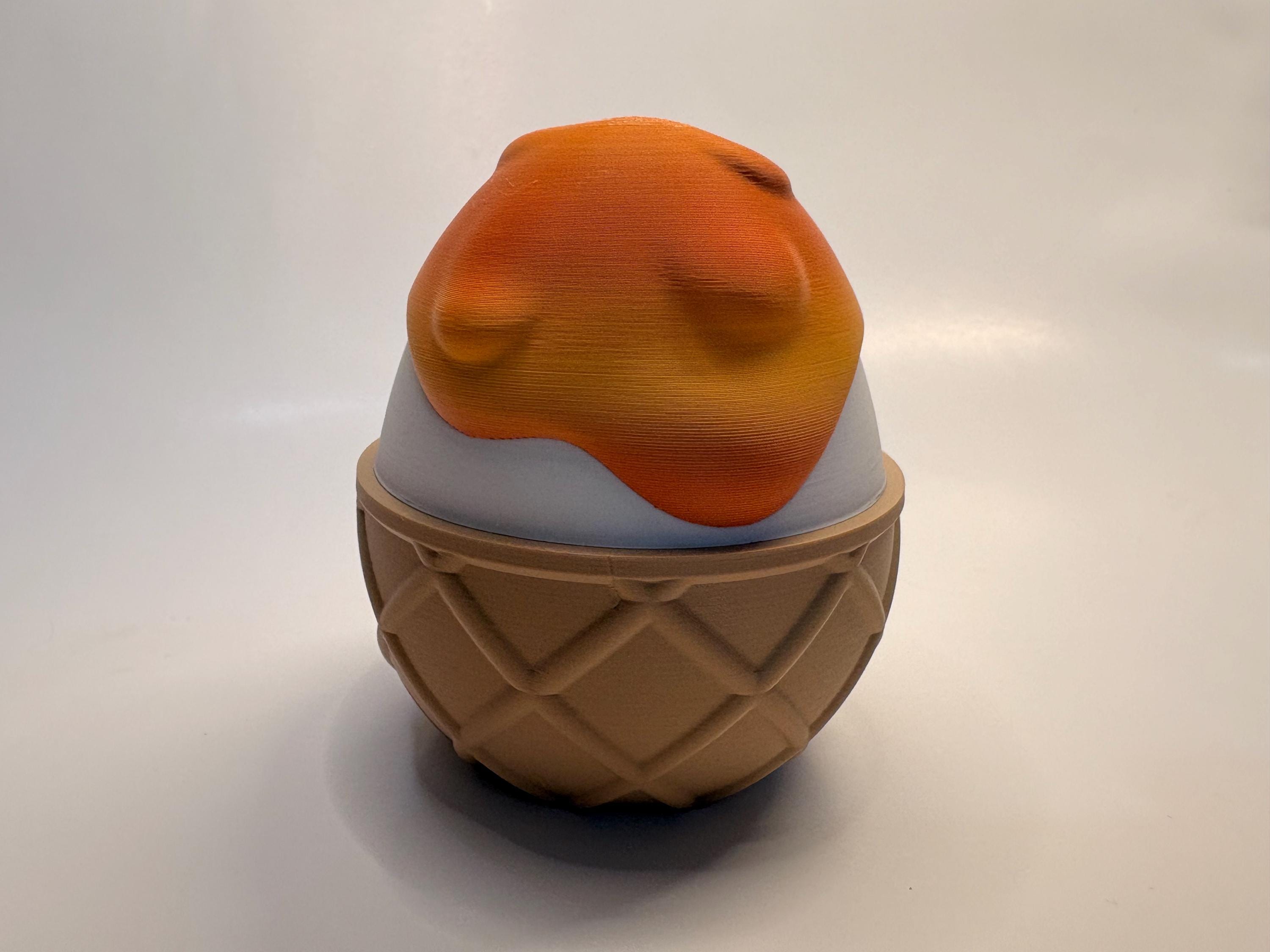 Sweet Treat Mini Dragon & Egg – 3D Printed Articulated Figurine